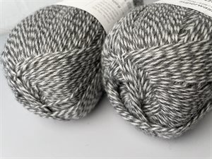 Superba premium virgin wool / polyamid - mouline spundet i lyse grå toner